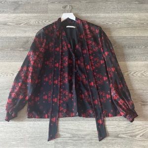 Alice + Olivia Printed Blouse